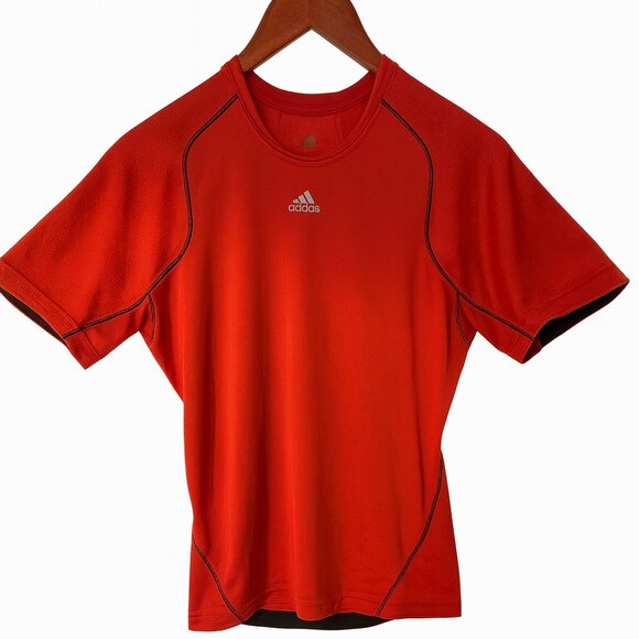 Adidas Climacool Red Athletic T-Shirt – Size M - Picture 1 of 5